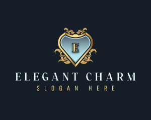 Elegant Crest Ornament logo design