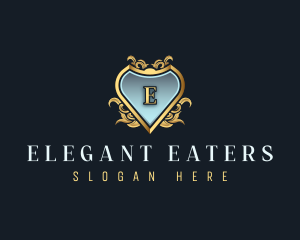 Elegant Crest Ornament logo design