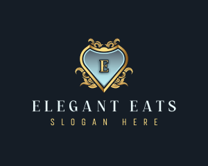 Elegant Crest Ornament logo design