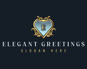 Elegant Crest Ornament logo design