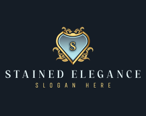 Elegant Crest Ornament logo design