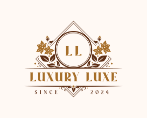 Luxury Flower Spa logo design