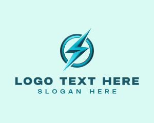 Industrial - Lightning Voltage Electricity logo design