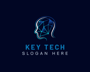 Tech Circuit Mental logo design