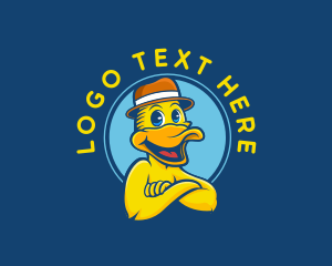 Cartoon - Duck Game Avatar logo design