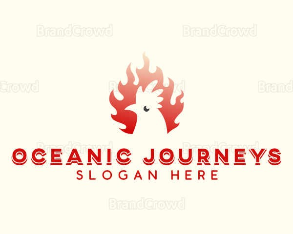 Roasted Flame Chicken Logo