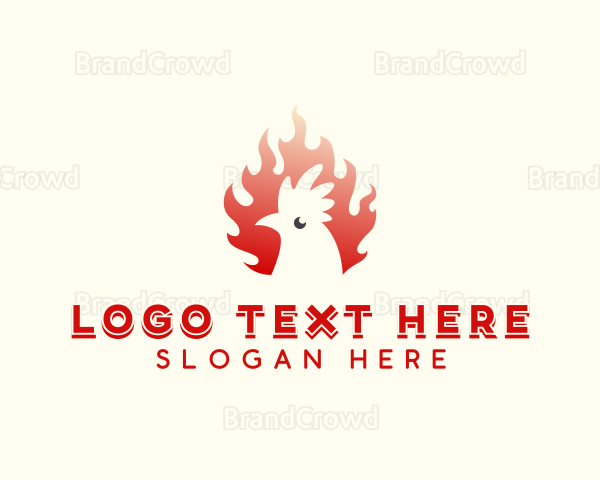 Roasted Flame Chicken Logo