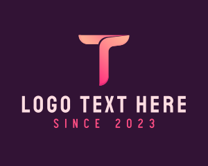 Venture Capital - Advertising Firm Letter T logo design