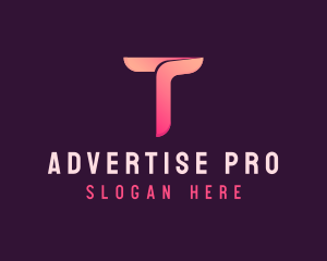 Advertising - Advertising Firm Letter T logo design