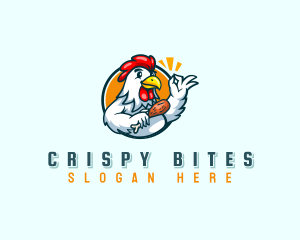 Fried - Chicken Poultry Diner logo design