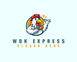 Chicken Poultry Diner logo design