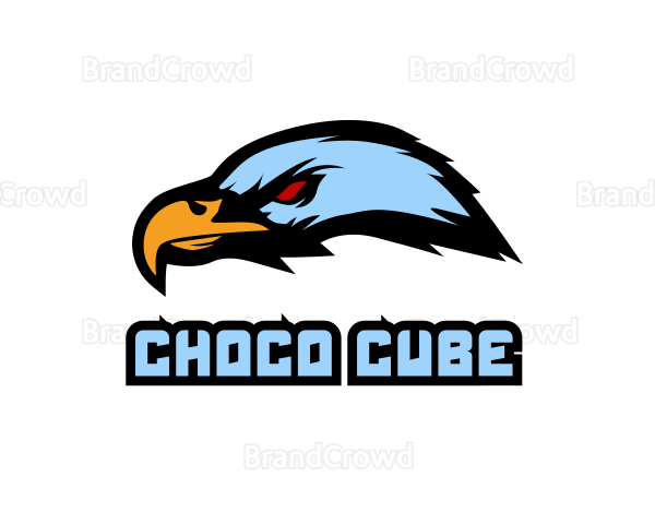 Angry Eagle Head Logo