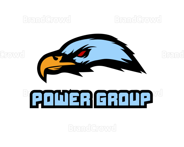 Angry Eagle Head Logo