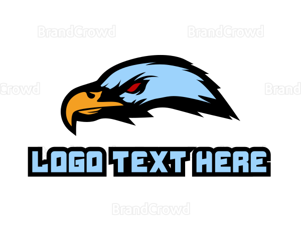 Angry Eagle Head Logo