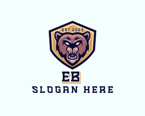 Gaming Bear Shield Logo