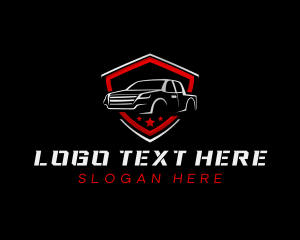 Car Dealer - Transportation Pickup Truck Dealer logo design