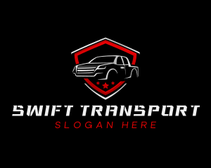 Transportation Pickup Truck Dealer logo design