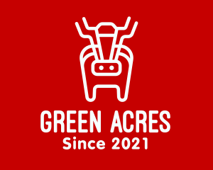 Rancher - Minimalist Abstract Cow logo design