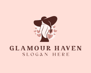 Glamour Woman Fashion logo design