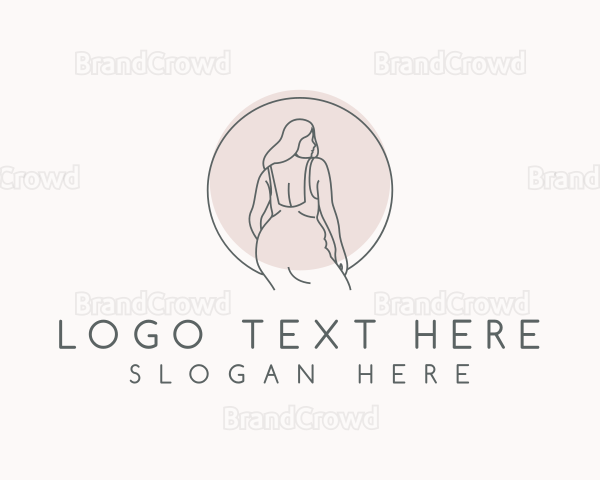 Minimalist Women Body Logo