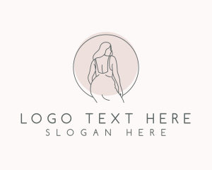 Plus Size - Minimalist Women Body logo design