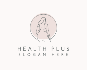 Minimalist Women Body logo design