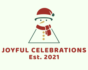 Festivity - Holiday Christmas Snowman logo design