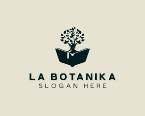 Learning - Publishing Tree Book logo design