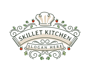 Restaurant Chef Kitchen logo design