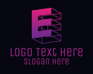 Electronics - Electronic Letter E logo design