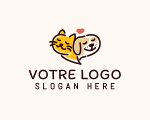 Cat Dog Pet Logo