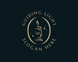 Premium Candle Light logo design