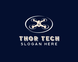 Aerial Surveillance Tech logo design