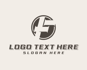 Brand - Studio Geometric Letter F logo design