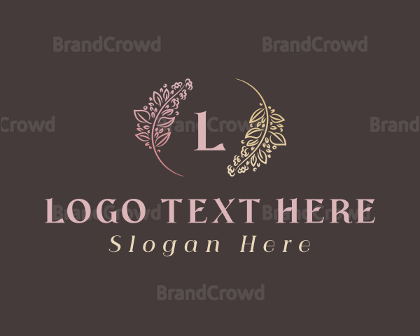 Flower Wreath Organic Logo