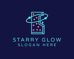 Starry Arcade Machine logo design