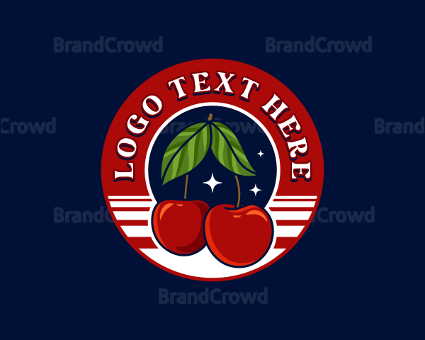 Rainier Cherry Fruit Logo