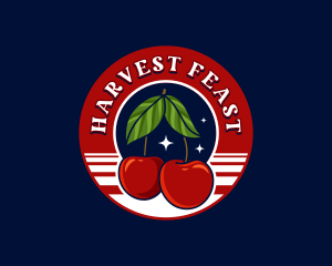 Rainier Cherry Fruit logo design