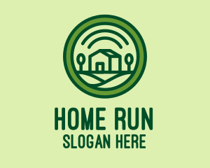 Green Country Home  logo design