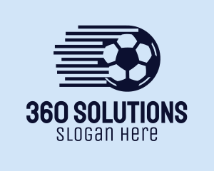 Fast Soccer Ball  logo design