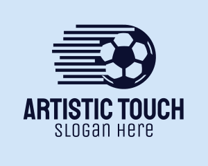 Fast Soccer Ball  logo design