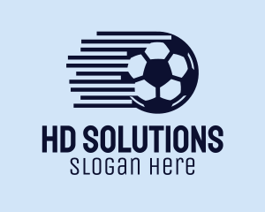 Fast Soccer Ball  logo design