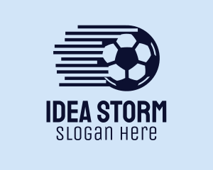 Fast Soccer Ball  logo design