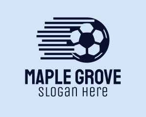 Fast Soccer Ball  logo design