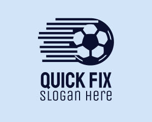 Fast Soccer Ball  logo design