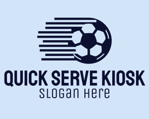 Fast Soccer Ball  logo design