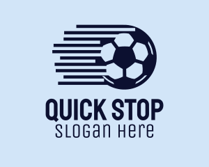 Fast Soccer Ball  logo design