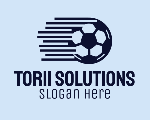 Fast Soccer Ball  logo design