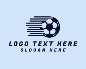 Rapid - Fast Soccer Ball logo design