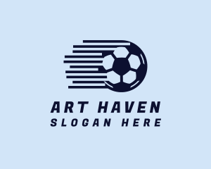 Fast Soccer Ball  logo design